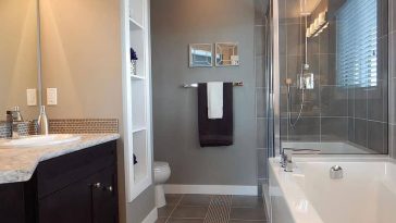salle de bain douche plus baignoire