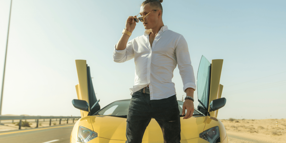 jeune homme stylé