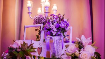 décoration bougie sur table mariage