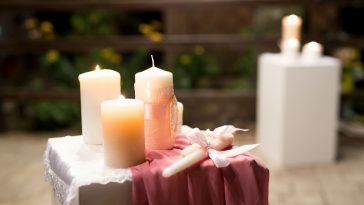 une ambiance avec des bougies
