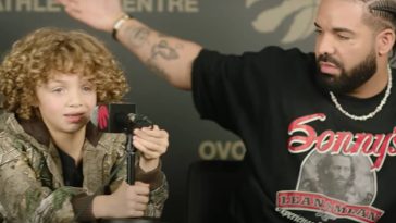 drake et son fils adonis dans son clip my man freestyle