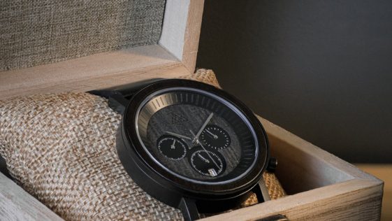 montre en bois