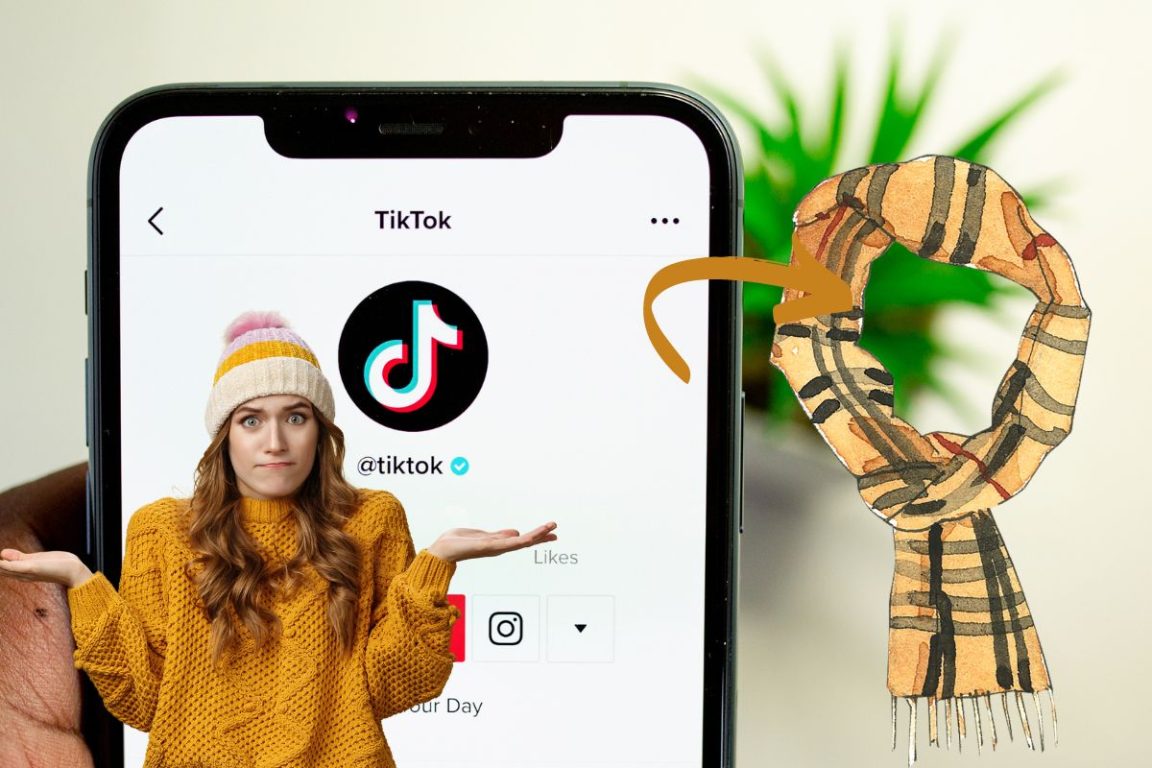 hack mode tiktok echarpe cagoule