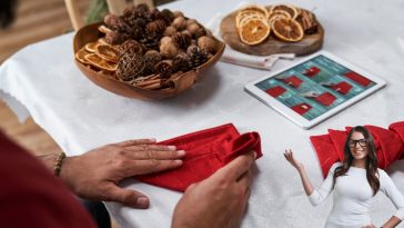 pliage serviette noel