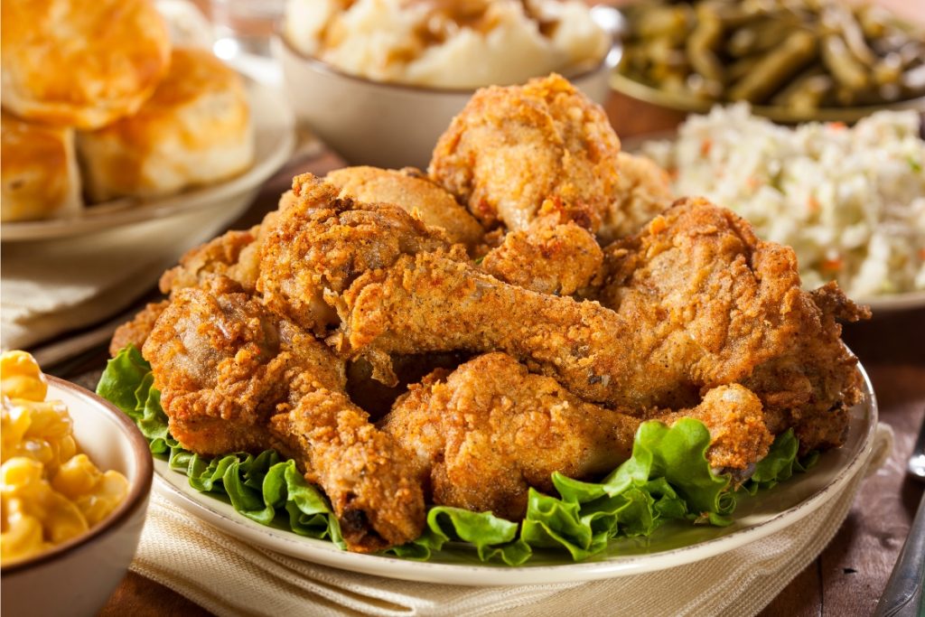poulet frit noel