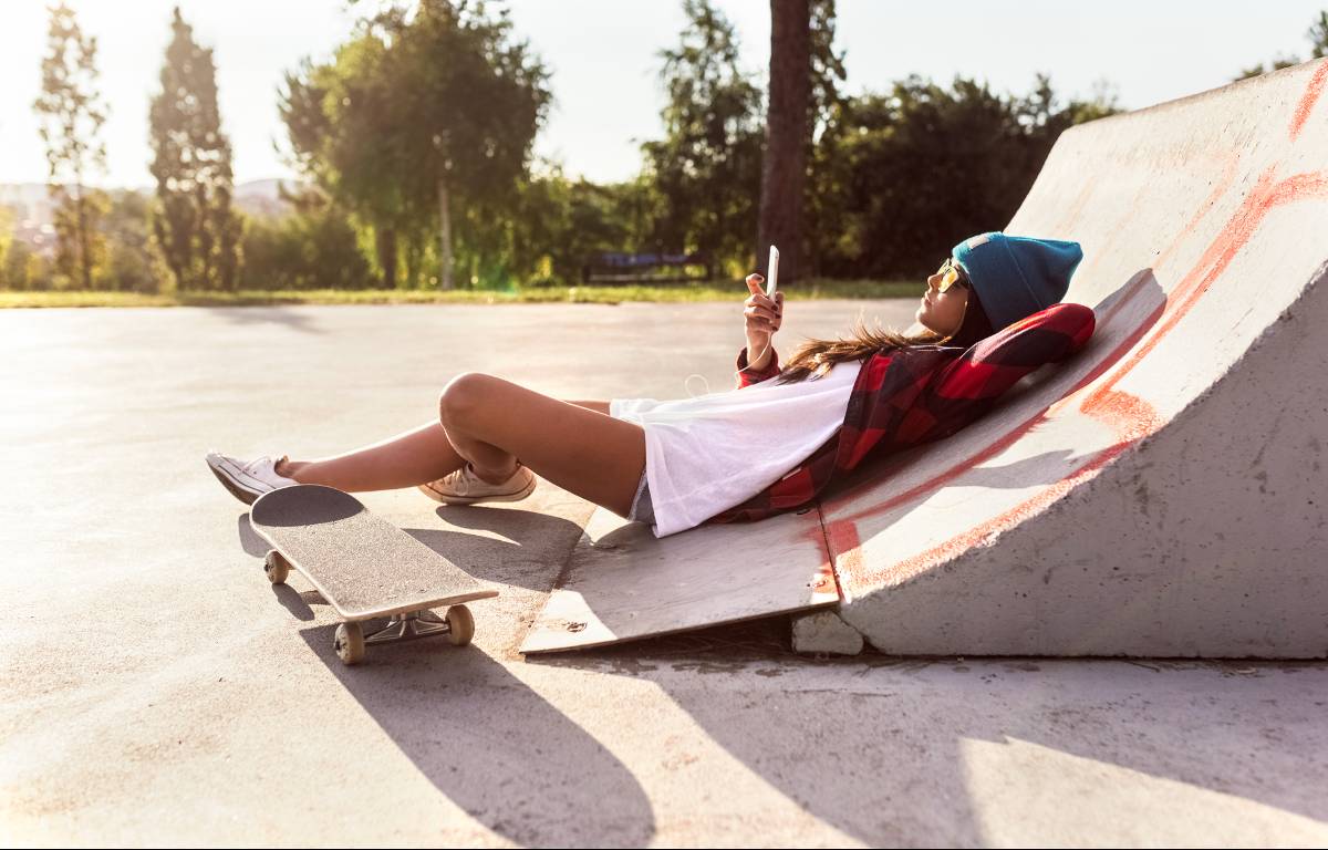 skateuse look complet