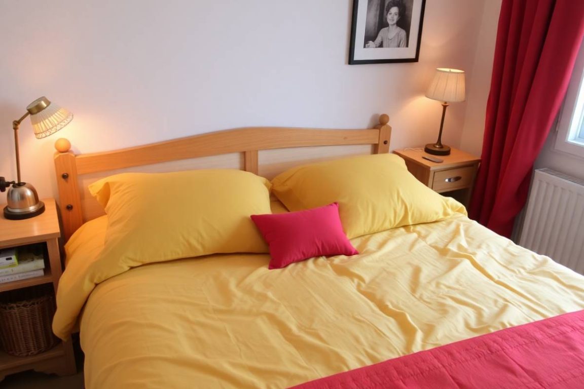 couette pas chere dans une chambre