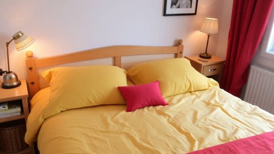 couette pas chere dans une chambre