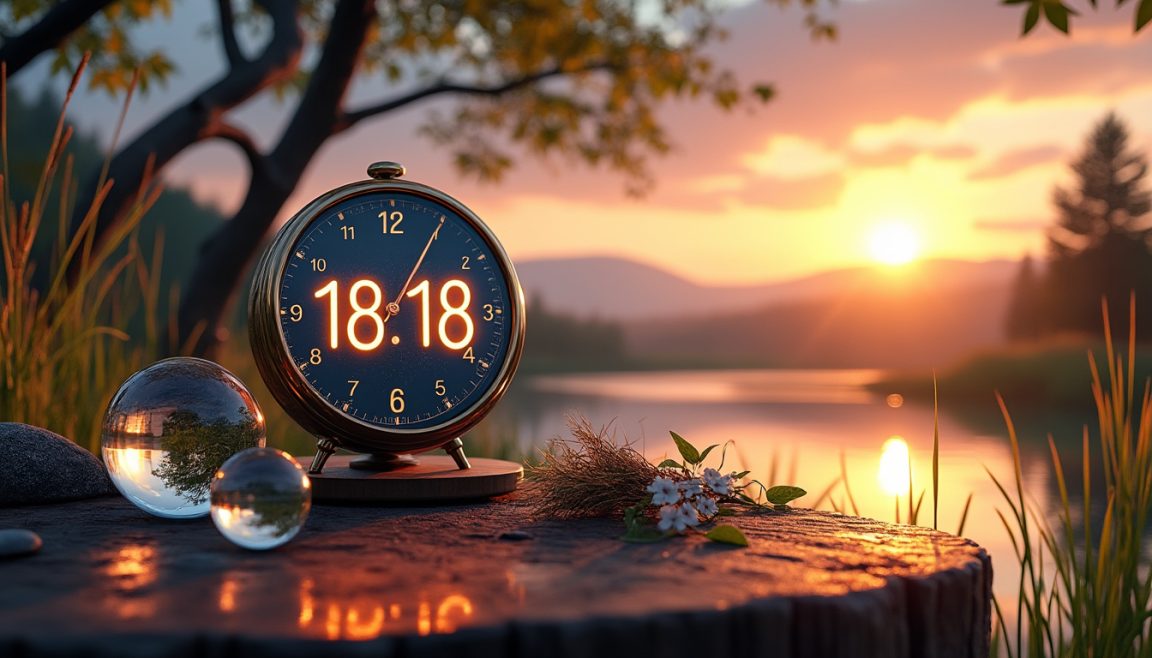 découvrez la signification de l'heure miroir 18h18 : messages, symboles et interprétations spirituelles de cette heure double. trouvez ce que 18h18 veut dire pour vous !