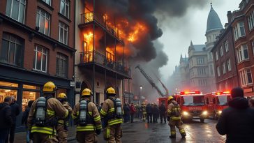 huit résidents ont été évacués d'urgence à dax après un incendie survenu dans un appartement. découvrez les détails de l'intervention et la situation actuelle.