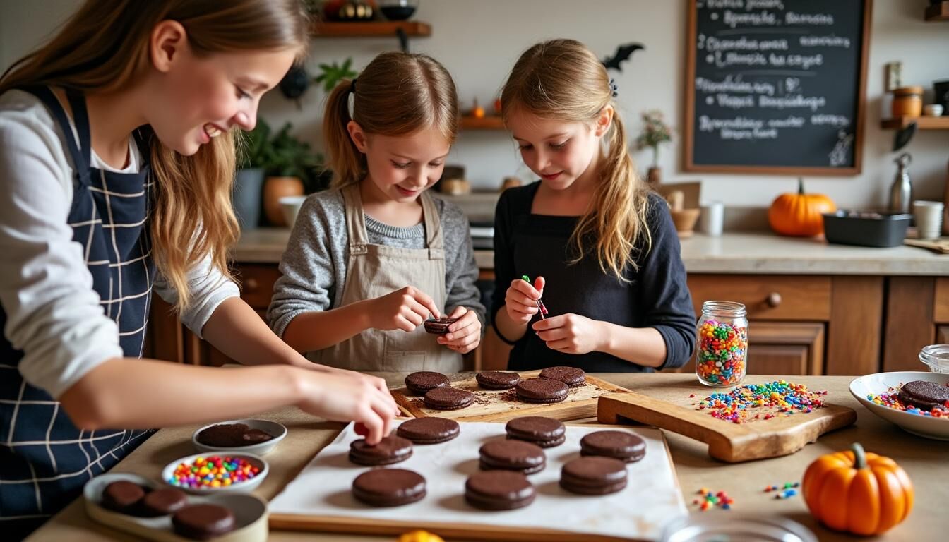 Découvrez comment préparer des whoopies araignées, de délicieuses gourmandises chocolatées parfaites pour régaler petits et grands lors de votre fête d'Halloween. Une recette facile et amusante à réaliser pour une touche terrifiante et savoureuse !