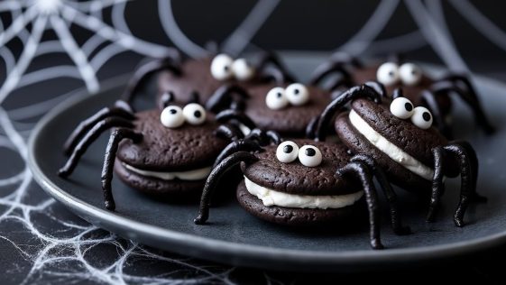 Découvrez notre recette de whoopies araignées, des petits gâteaux moelleux et amusants, parfaits pour surprendre et régaler vos invités lors de votre fête d'Halloween. Faciles à réaliser, ces douceurs effrayantes raviront petits et grands gourmands !
