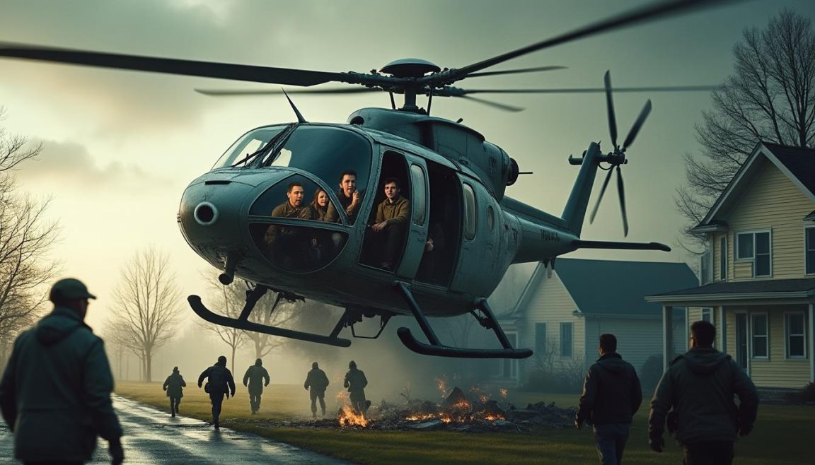 un hélicoptère s’est écrasé près de chez nous, transportant quatre personnes à son bord. découvrez les premiers détails sur cet accident qui a semé l’angoisse dans le voisinage.