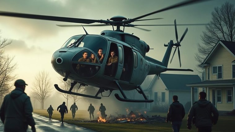 un hélicoptère s’est écrasé près de chez nous, transportant quatre personnes à son bord. découvrez les premiers détails sur cet accident qui a semé l’angoisse dans le voisinage.