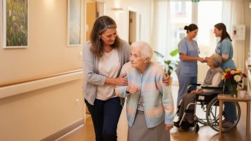 arrivée d'une personne agée à l'ehpad de toulon