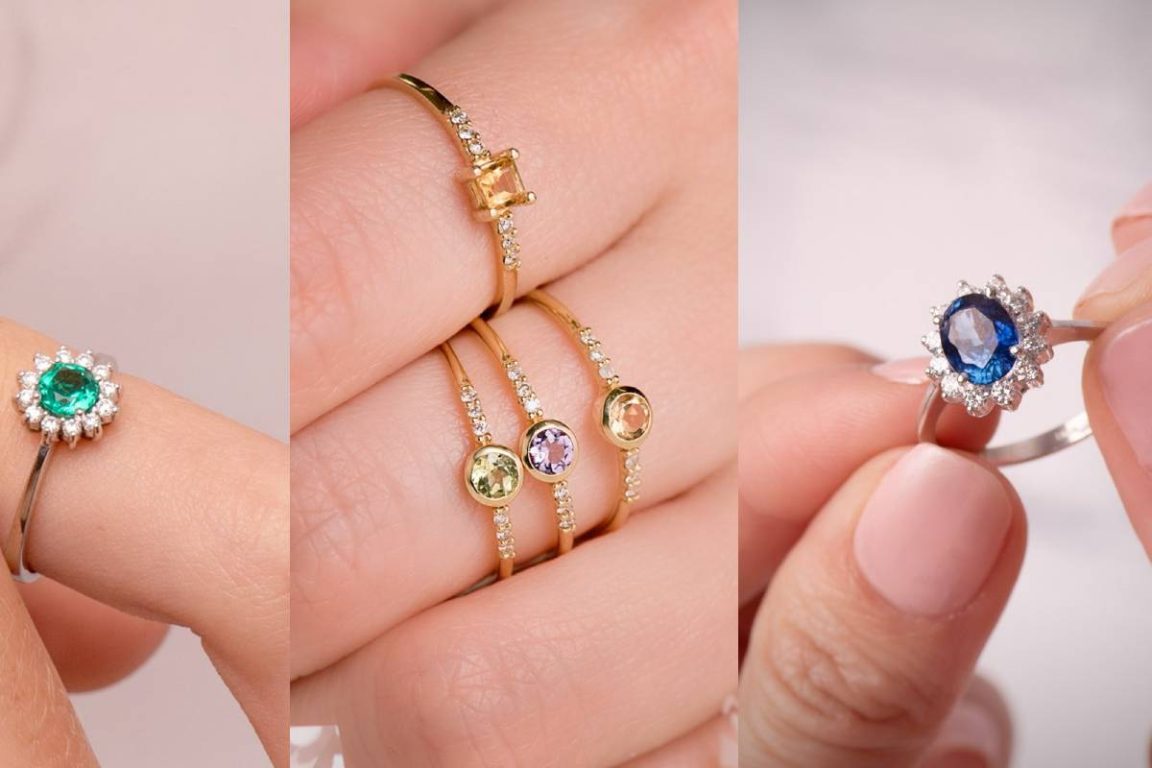 bagues avec pierres