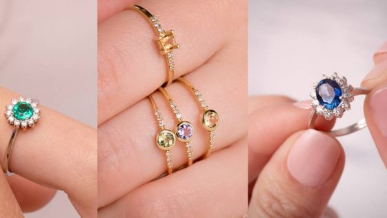 bagues avec pierres