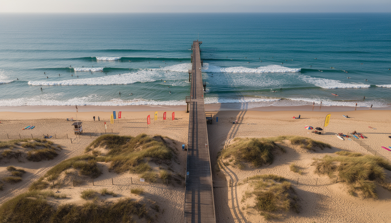 explorez les meilleures plages de capbreton pour des vacances d'été inoubliables. profitez du soleil, des activités nautiques et du cadre naturel exceptionnel.