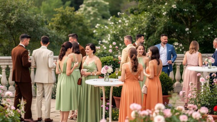 robes de cérémonie, terracoota, vert matcha, rose poudré