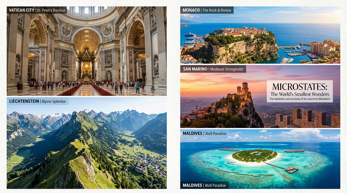 découvrez le classement des 10 plus petits pays du monde avec leur superficie, une carte détaillée et des conseils pratiques pour les visiter.