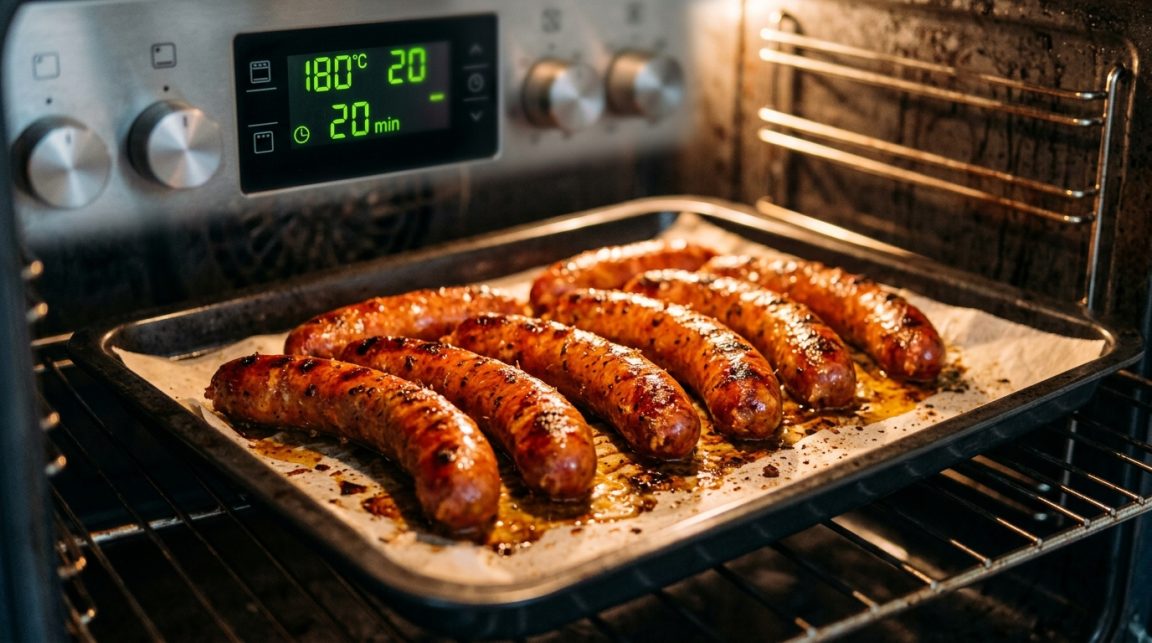 découvrez la technique parfaite pour cuire vos merguez au four sans qu'elles ne sèchent, avec les conseils précis de température et de temps pour un résultat juteux et savoureux.