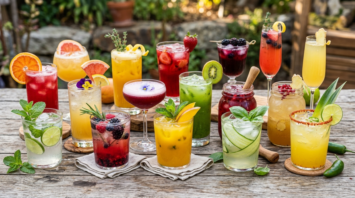 découvrez 20 recettes maison de cocktails sans alcool, préparés avec de vrais fruits et sans sirop industriel, pour des boissons fraîches et naturelles.