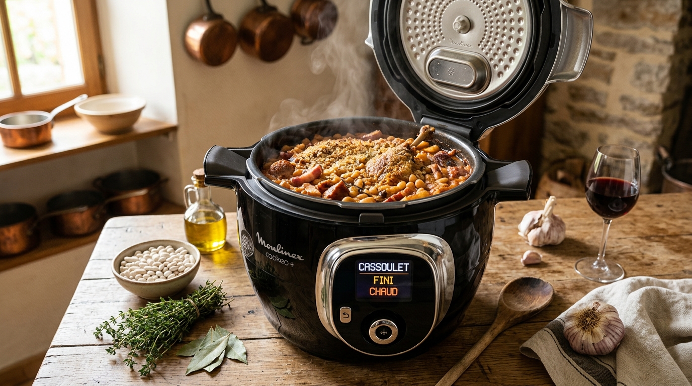 découvrez la recette authentique du cassoulet de castelnaudary préparé au cookeo, pour un plat traditionnel savoureux et fidèle à la tradition.