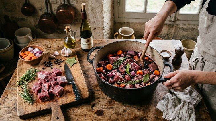 découvrez comment préparer un civet de sanglier parfait : marinade de 24h, cuisson lente et astuces efficaces pour attendrir la viande et révéler toutes ses saveurs.