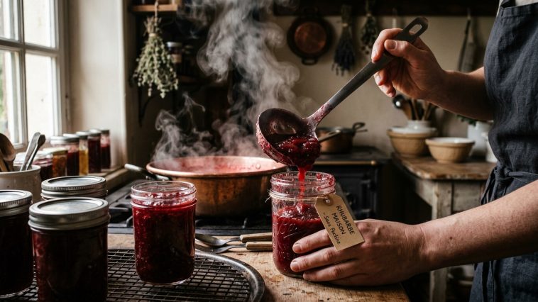 découvrez notre recette facile de confiture de rhubarbe sans pectine, avec des proportions parfaites de sucre et rhubarbe pour une prise garantie et un délicieux résultat maison.