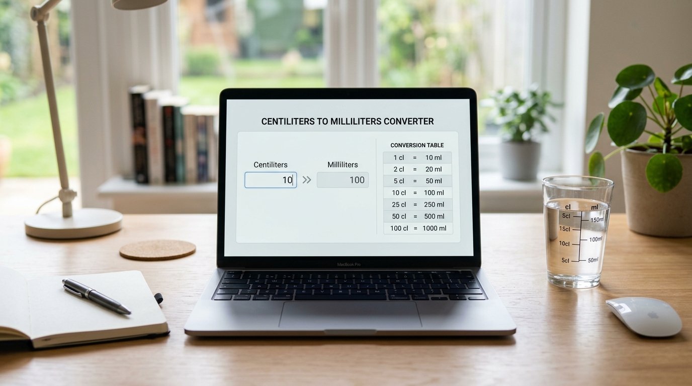 convertissez facilement les centilitres (cl) en millilitres (ml) avec notre tableau de conversion instantané et notre calculateur en ligne pratique. gain de temps assuré !