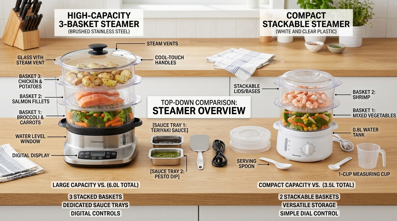 découvrez quel cuiseur vapeur seb choisir en 2026 avec notre comparatif complet entre le vitacuisine et le compact. guide d'achat, avantages et conseils pour faire le meilleur choix.