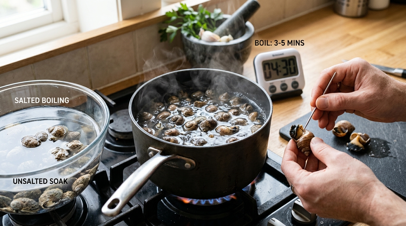 découvrez comment cuire les bigorneaux parfaitement : avec ou sans eau salée, le temps de cuisson idéal et une astuce simple pour les décortiquer facilement.