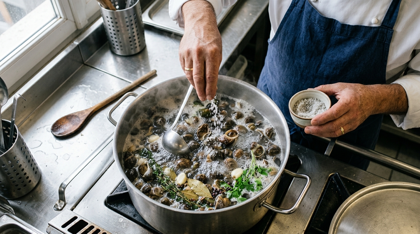 découvrez comment cuire parfaitement les bigorneaux : choisir entre eau salée ou non, connaître le temps de cuisson exact et profiter de notre astuce pour un décorticage facile.
