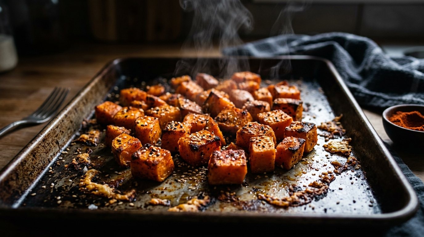 découvrez comment cuire la patate douce au four, entière ou en dés, avec les temps et températures idéaux, en utilisant une grille ou un plat pour une cuisson parfaite.