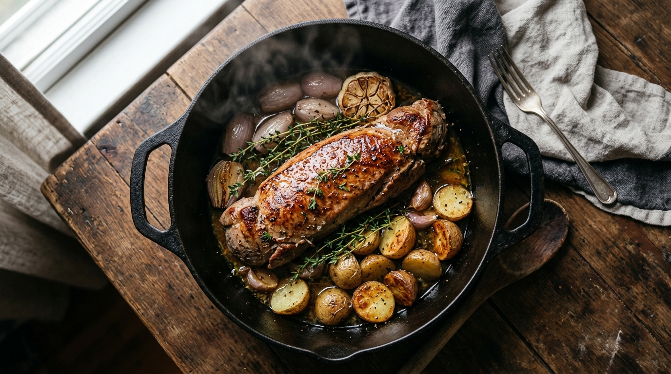 découvrez notre recette de filet mignon moelleux en cocotte, cuite à basse température pour une chair délicieusement fondante et savoureuse.
