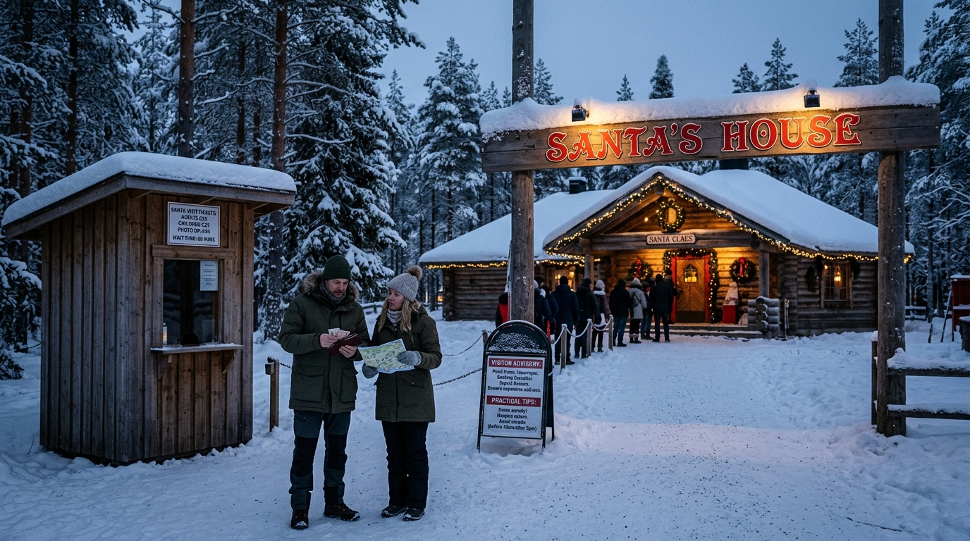 découvrez la vérité sur la maison du père noël en laponie : prix réels, conseils pour éviter les arnaques et la meilleure période pour visiter ce lieu magique.