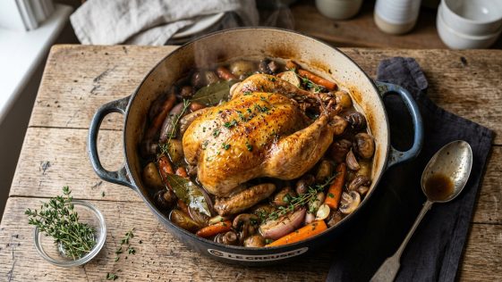 découvrez notre recette infaillible de pintade à la cocotte moelleuse au vin blanc, préparée pour préserver toute la tendreté de la viande sans la dessécher. un plat savoureux et facile à réussir.