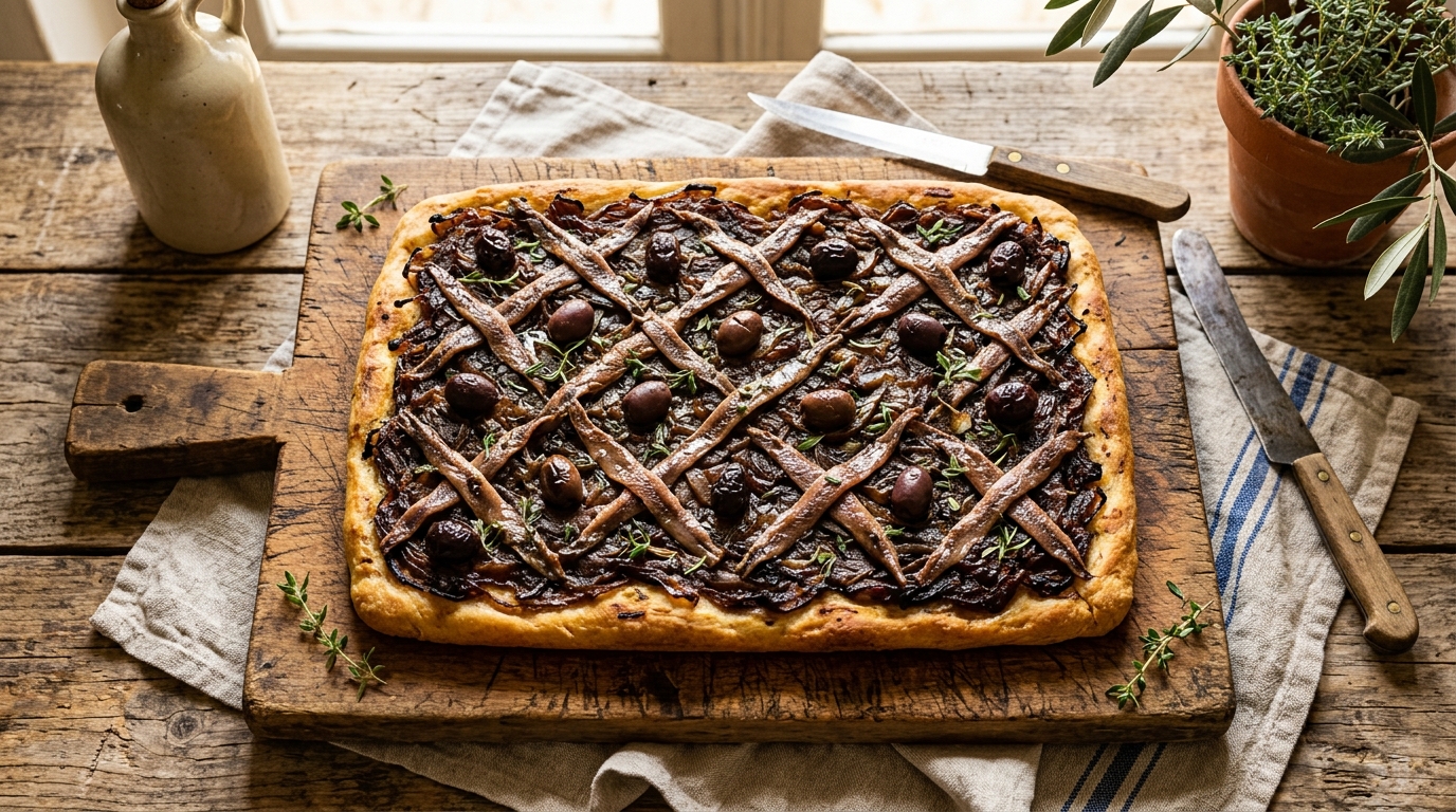 découvrez la vérité sur la pissaladière : pâte brisée ou pâte feuilletée ? le cuisinier niçois vous livre sa réponse définitive pour réussir cette spécialité méditerranéenne.