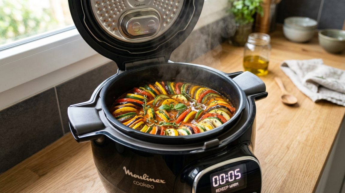 découvrez notre recette de ratatouille au cookeo pour des légumes parfaitement fermes, sans les réduire en purée. un plat savoureux et facile à préparer !