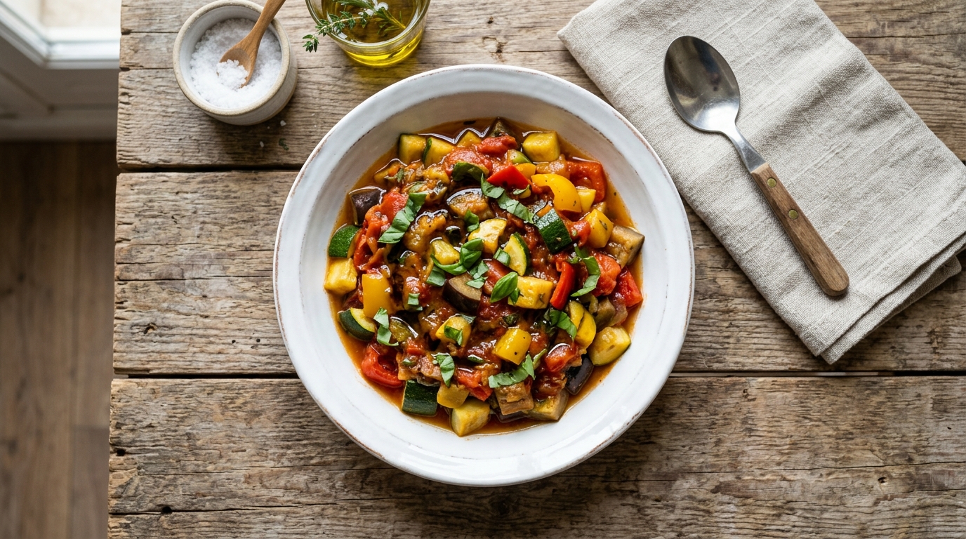 découvrez la recette de ratatouille cookeo qui préserve la texture ferme des légumes, évitant qu'ils ne se transforment en purée, pour un plat savoureux et authentique.