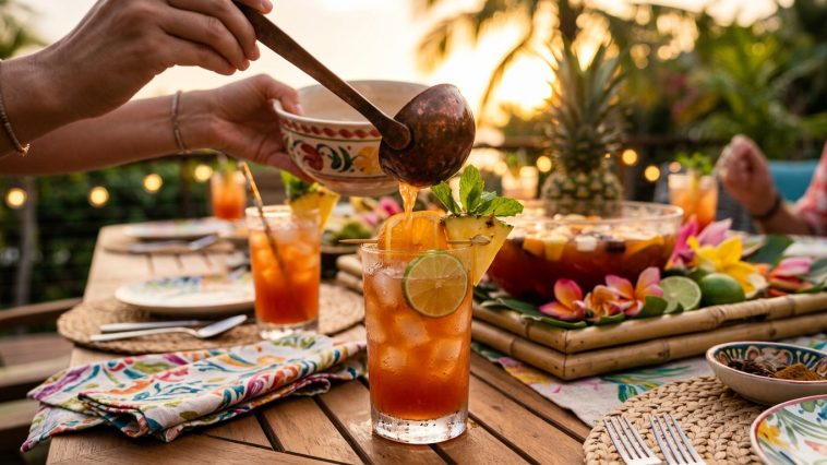 découvrez la recette authentique du punch antillais version martiniquaise avec les proportions parfaites de rhum, fruits et sucre de canne pour un goût inoubliable.