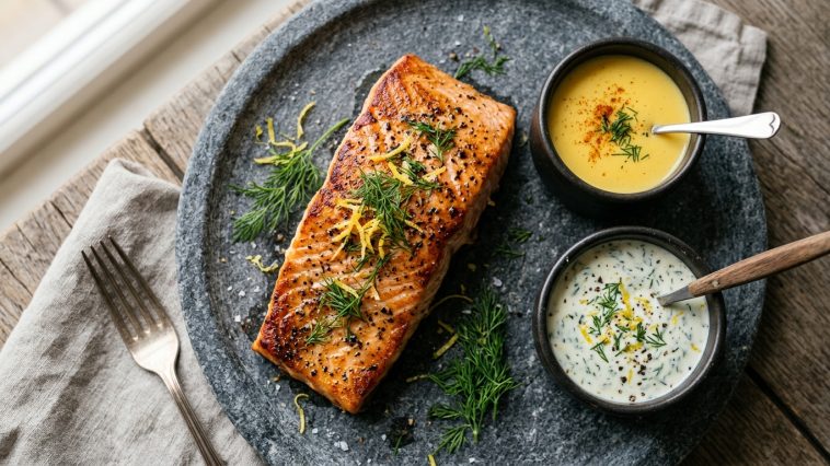 découvrez 6 recettes de sauces inratables pour sublimer votre saumon : citron-aneth, sauce hollandaise, crème et bien plus pour régaler vos papilles.