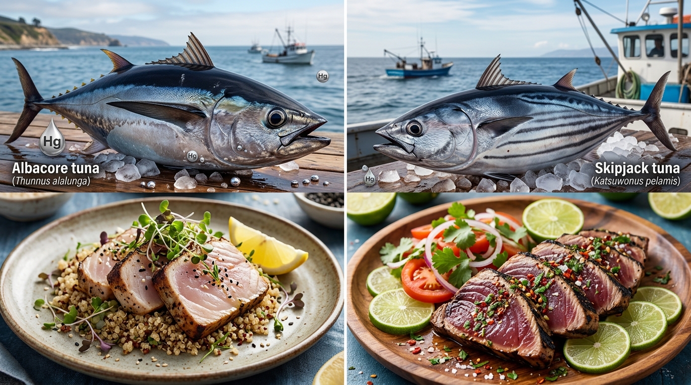 découvrez les différences entre le thon albacore et le listao, leurs teneurs en mercure, et des recettes adaptées pour savourer ces deux variétés de thon.