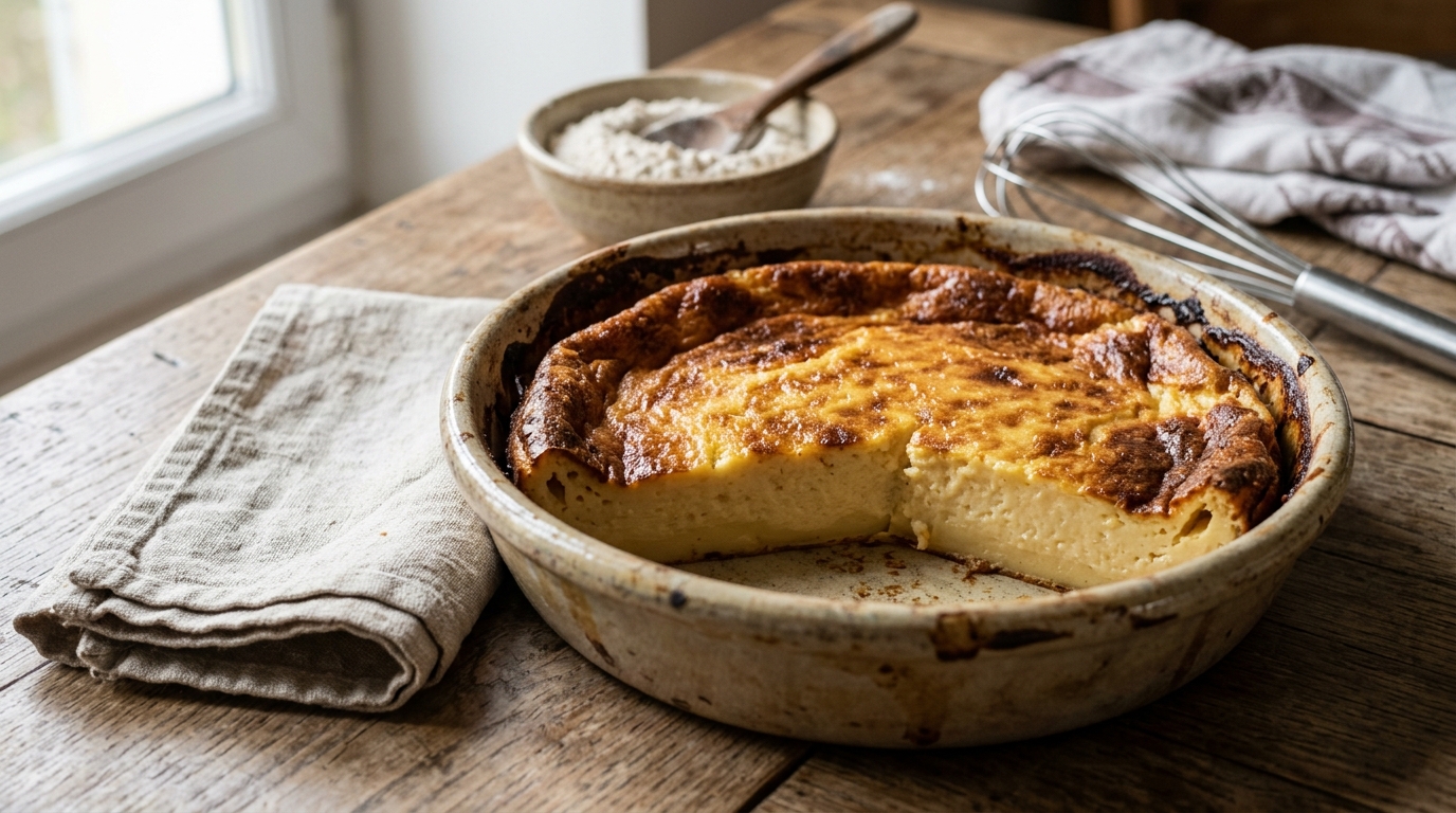 découvrez la recette originale du véritable far breton nature, sans pruneaux, avec les proportions exactes pour réussir ce dessert traditionnel breton authentique.