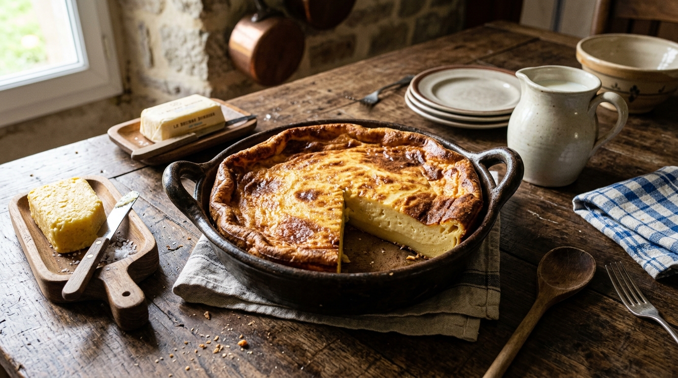 découvrez la recette originale du véritable far breton nature sans pruneaux, avec les proportions exactes pour réussir ce dessert traditionnel breton authentique.