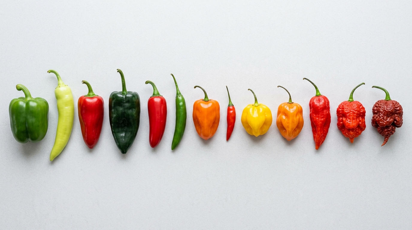 découvrez la nouvelle échelle de scoville 2026 avec notre tableau complet, classant les piments du plus doux au plus fort, accompagné de photos détaillées pour mieux les identifier.