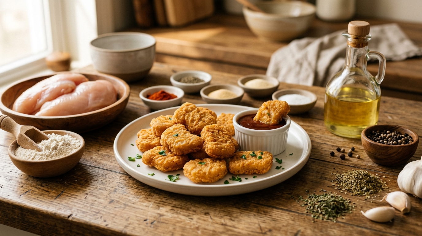 découvrez tout sur les nuggets mcdonald's : leur apport calorique, leur composition détaillée et une recette copycat facile à réaliser chez vous.
