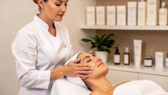 soin visage chez une esthéticienne